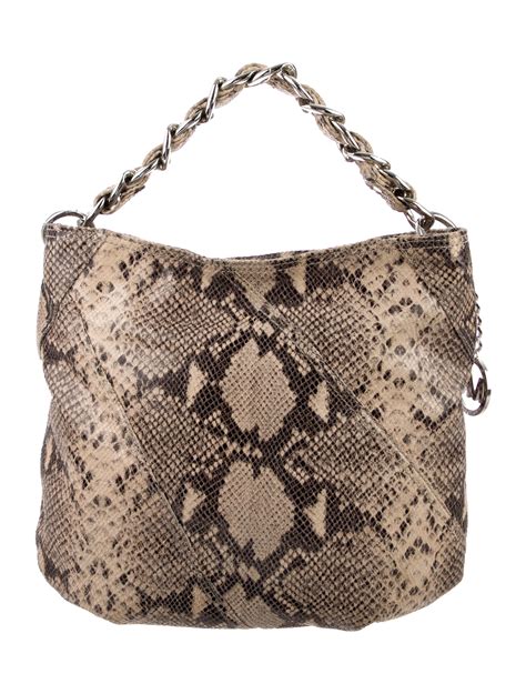 michael kors snakeskin hobo bag|michael kors snakeskin handbag.